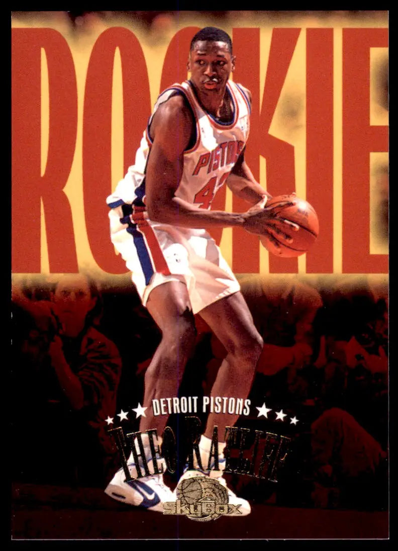 1995-96 SkyBox Premium Theo Ratliff Rookie Detroit Pistons #226