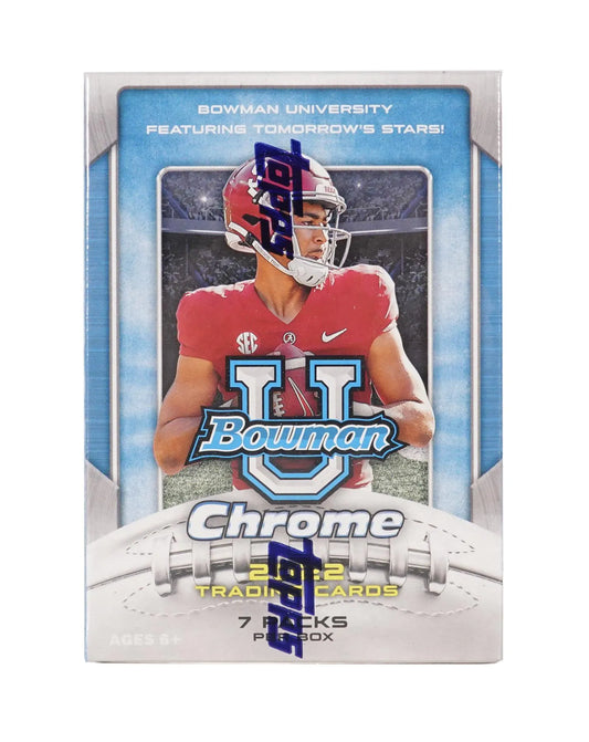 2022 Bowman Chrome University Football Blaster