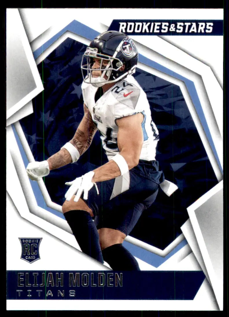 2021 Panini Rookies & Stars Elijah Molden Rookie Tennessee Titans #146