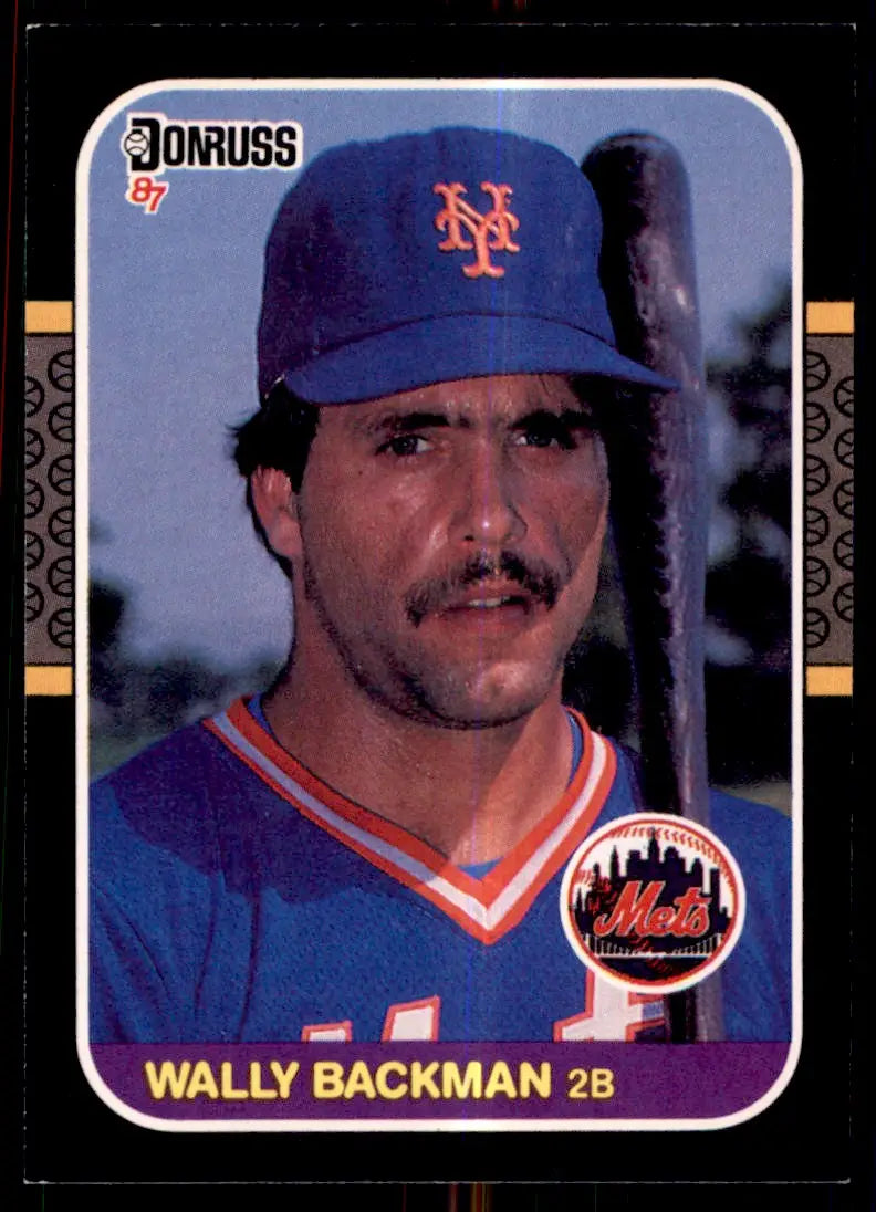 1987 Donruss Wally Backman New York Mets #316