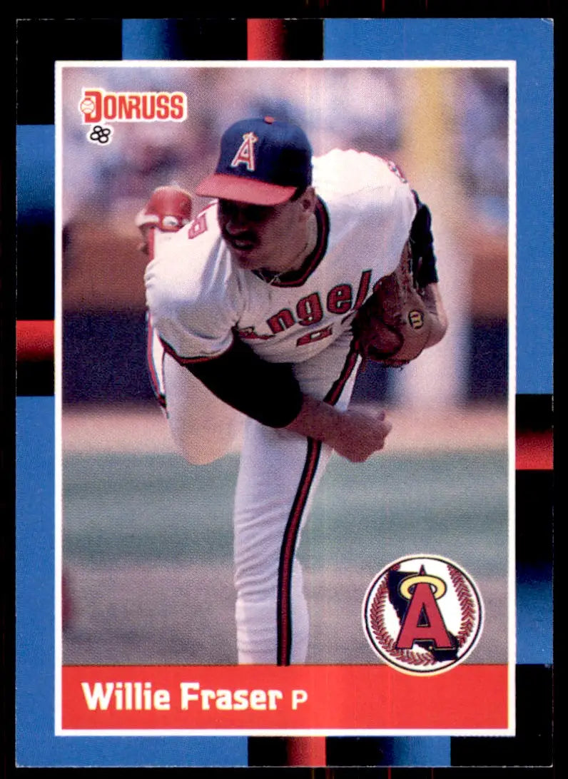 1988 Donruss Willie Fraser California Angels #135