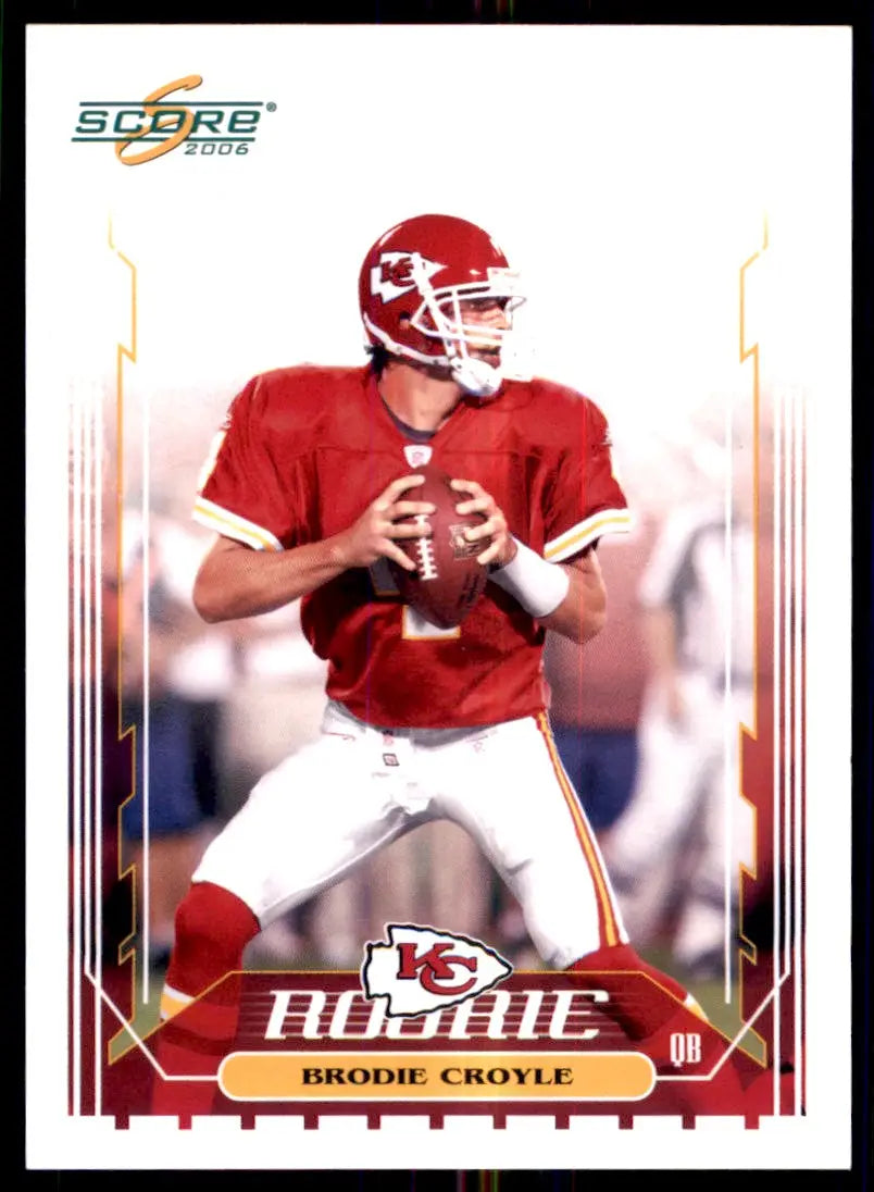 Score Brodie Croyle Rookie Kansas City Chiefs #382