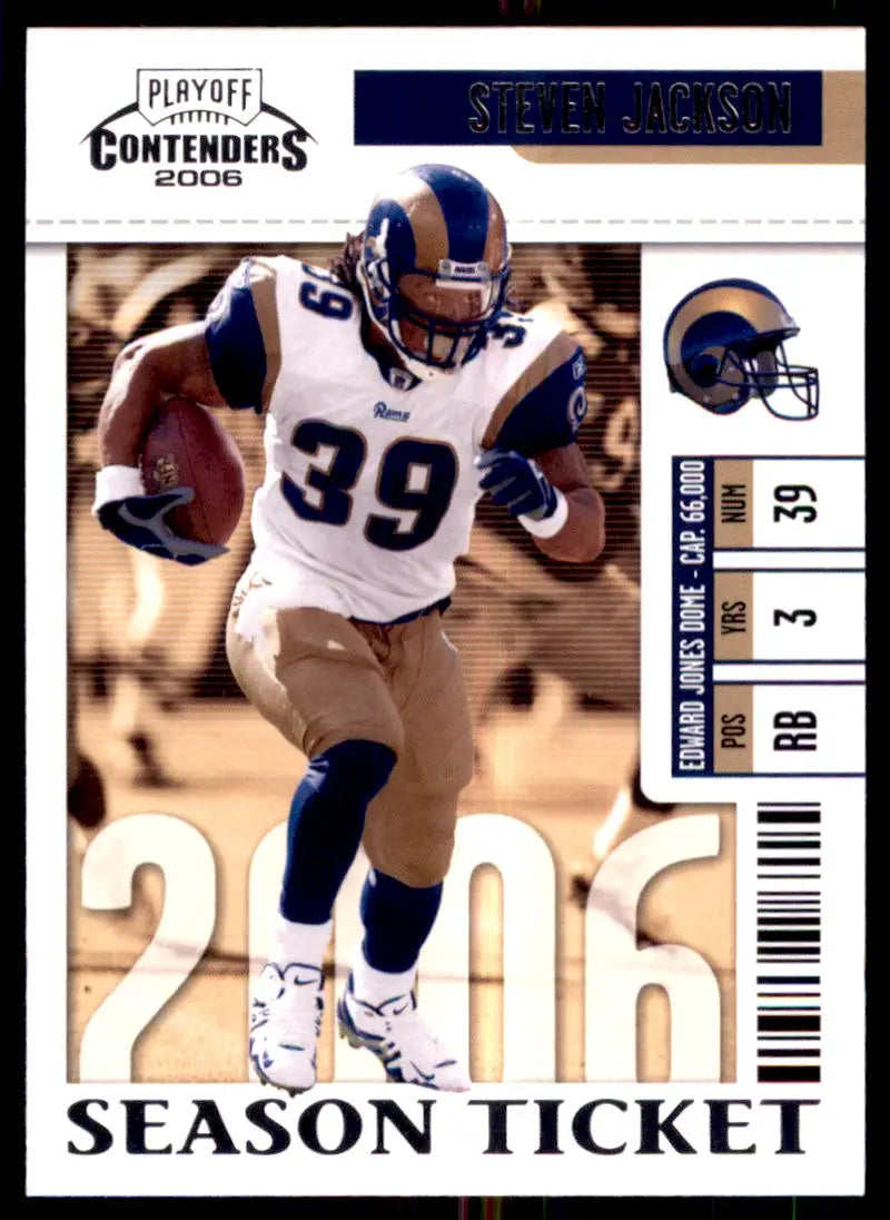 2006 Playoff Contenders Steven Jackson St. Louis Rams #89