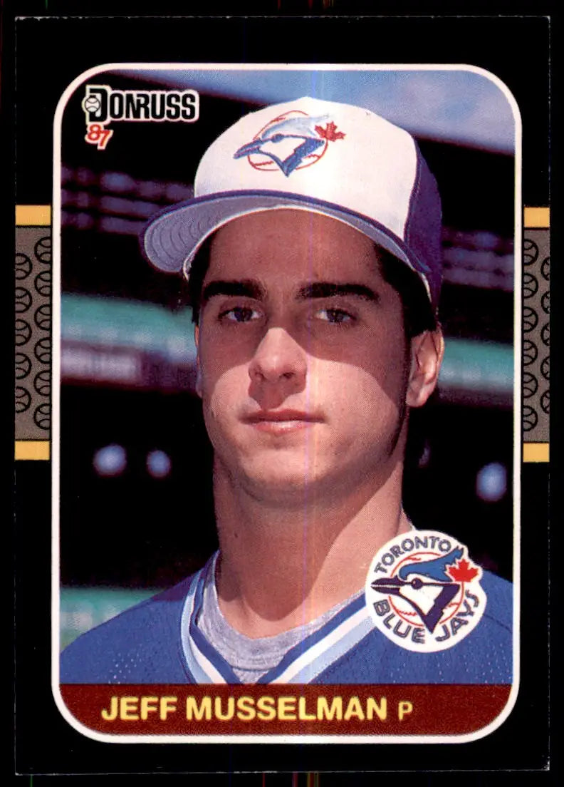 1987 Donruss Jeff Musselman Rookie Toronto Blue Jays #591