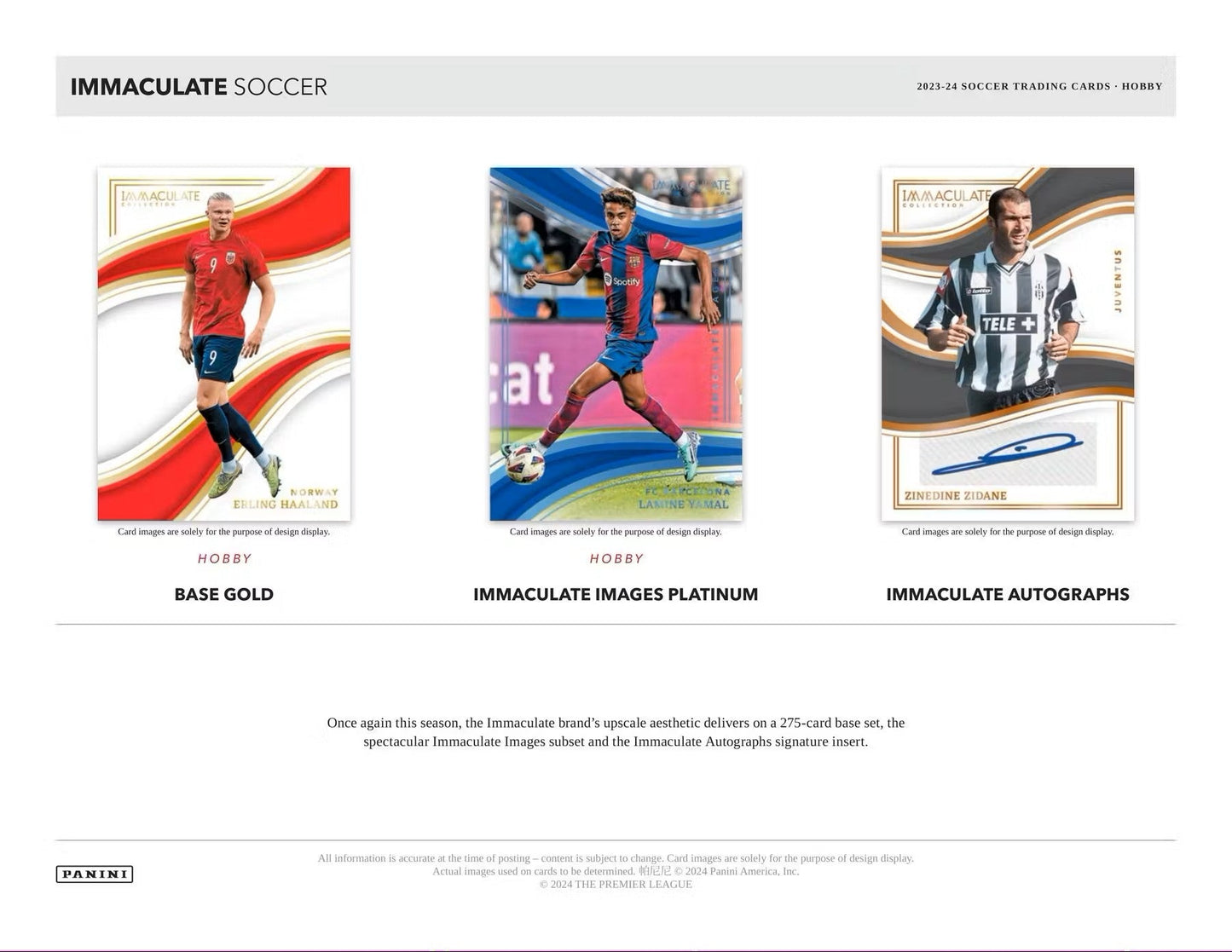 2023/24 Panini Immaculate Soccer Hobby Box