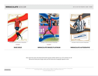 2023/24 Panini Immaculate Soccer Hobby Box