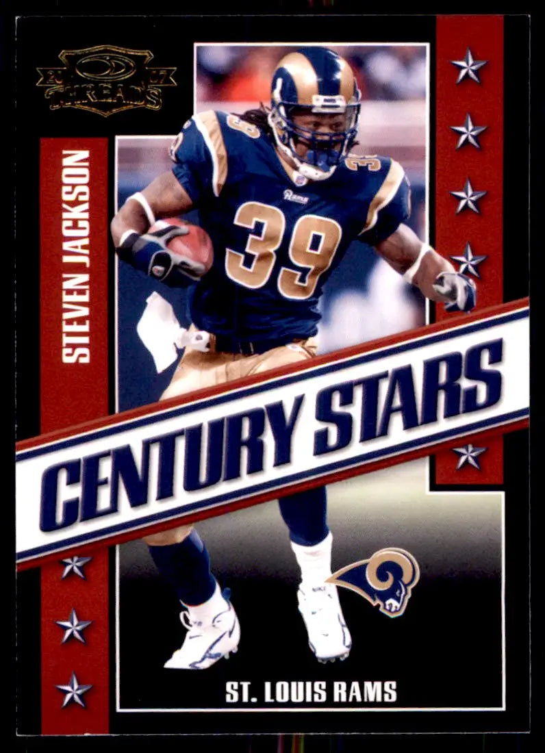 2007 Donruss Threads Century Stars Steven Jackson Insert St. Louis Rams #CS-7