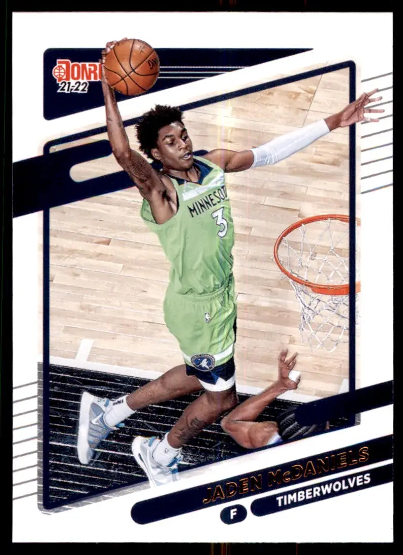 2021-22 Panini Donruss Jaden McDaniels Minnesota Timberwolves #78