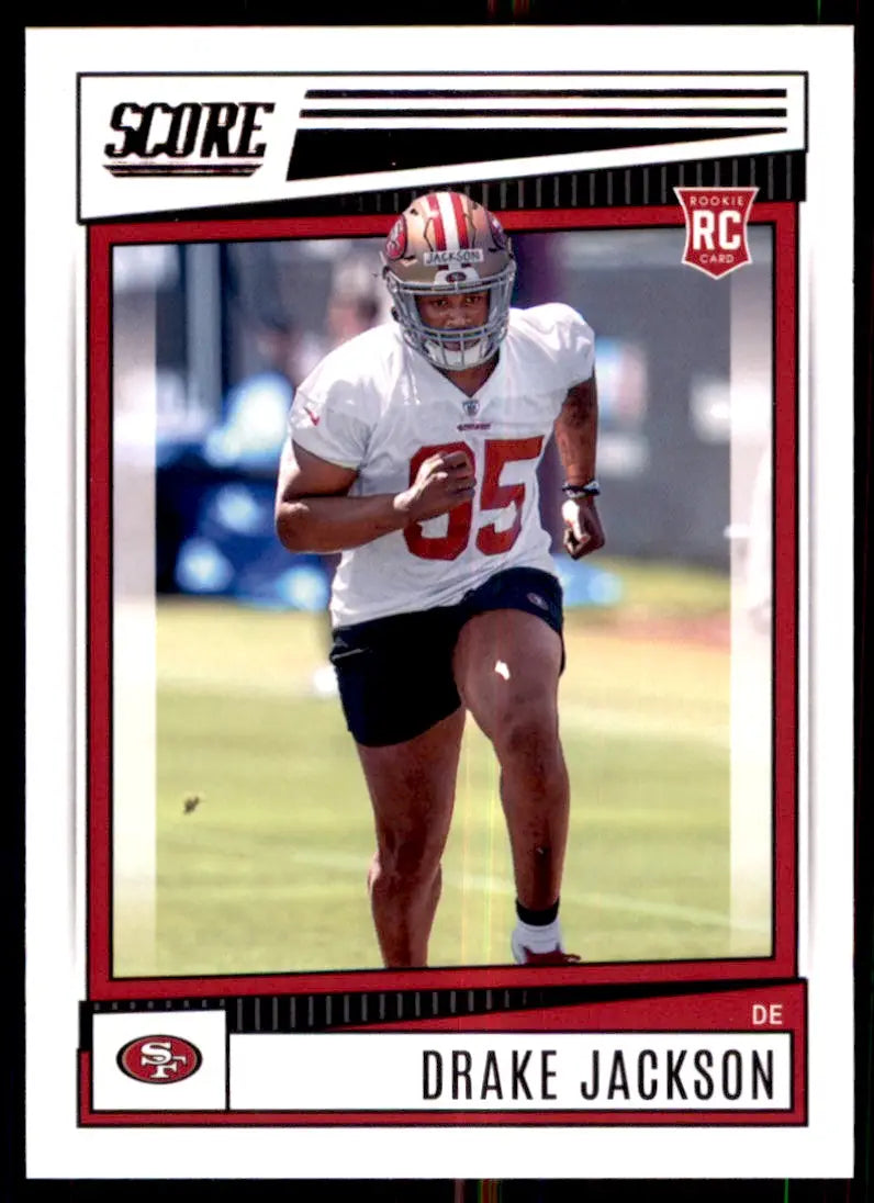 2022 Score Drake Jackson Rookie San Francisco 49ers #316