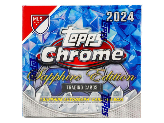 2024 Topps Chrome MLS Major League Soccer Sapphire Edition Box