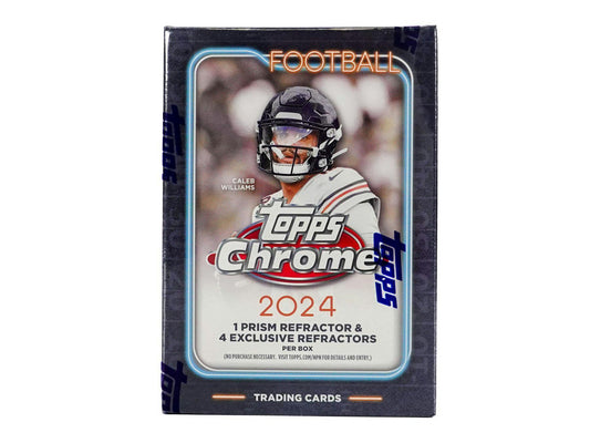 2024 Topps Chrome Football 7-Pack Blaster Box