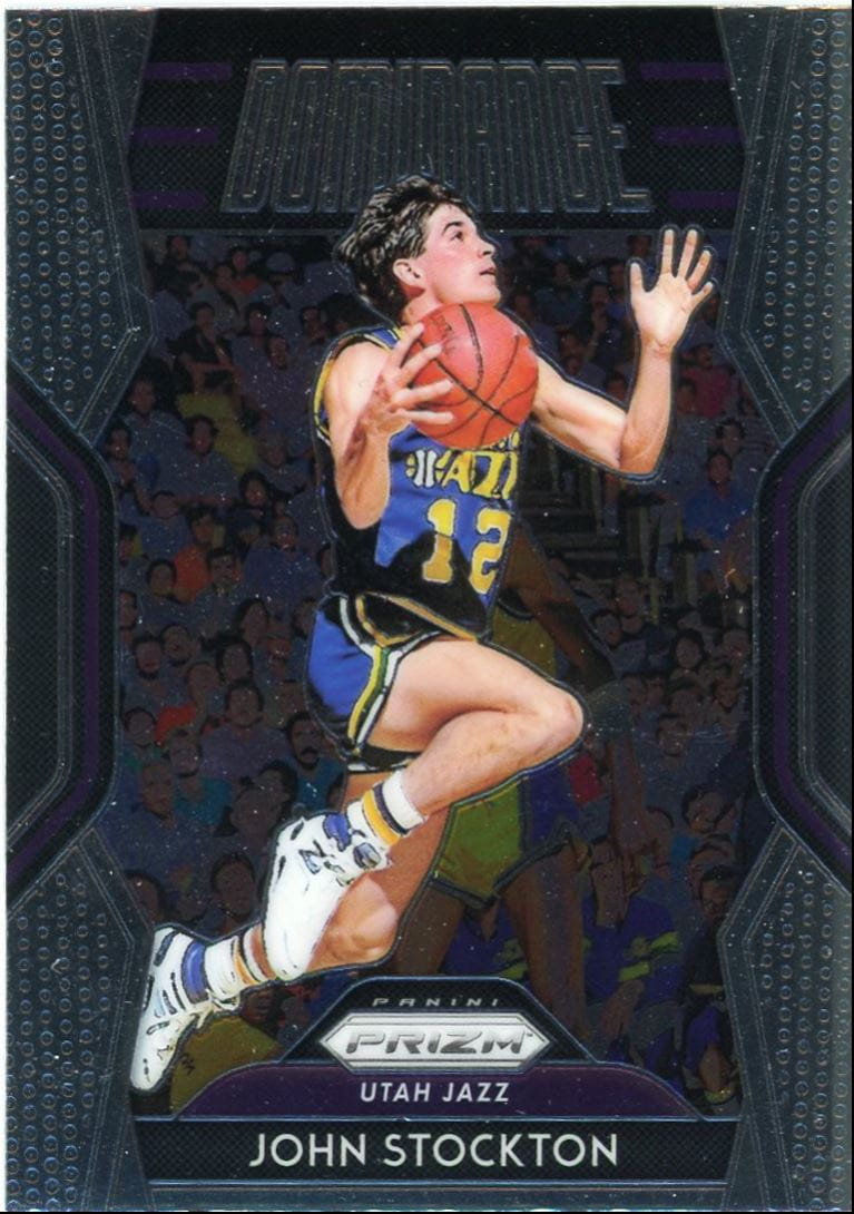 2018-19 Panini Prizm Dominance John Stockton Insert Utah Jazz #15