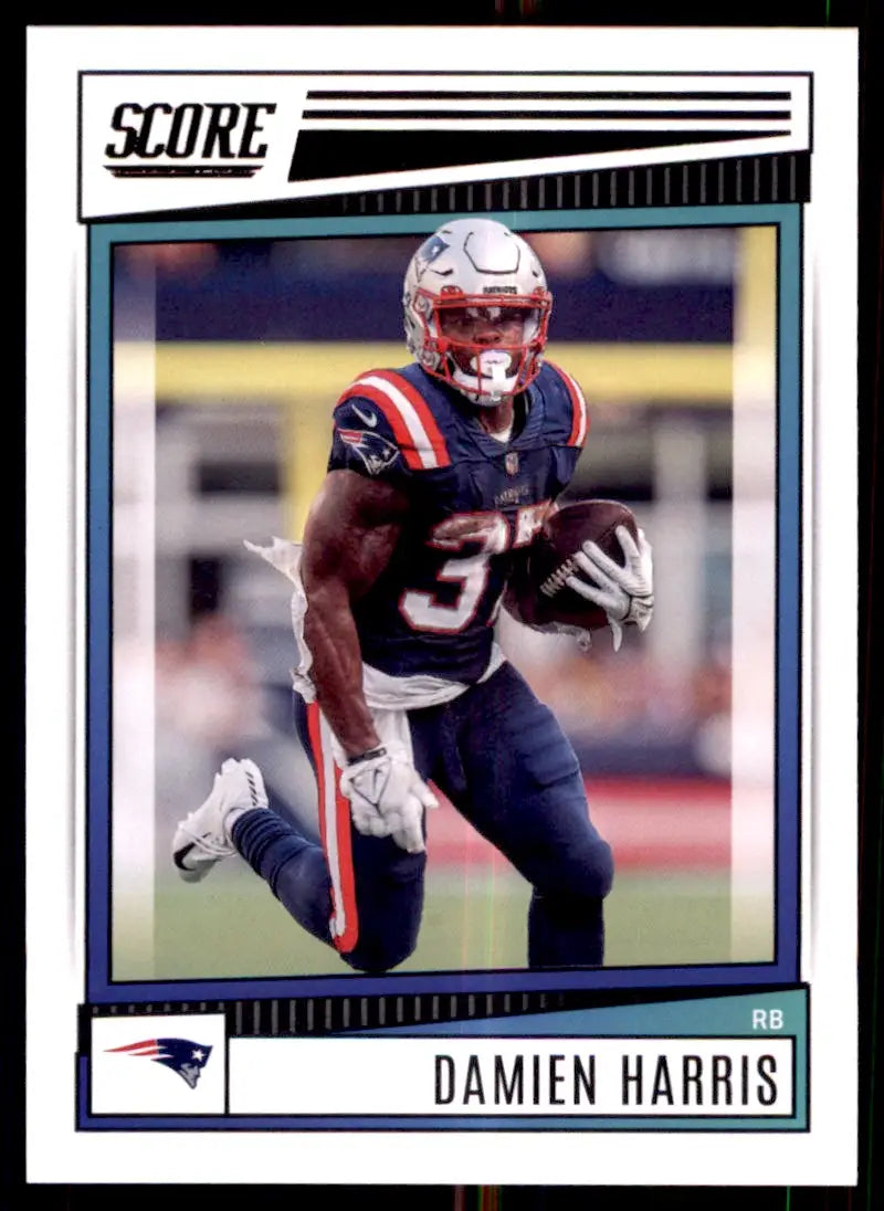 2022 Score Damien Harris New England Patriots #285