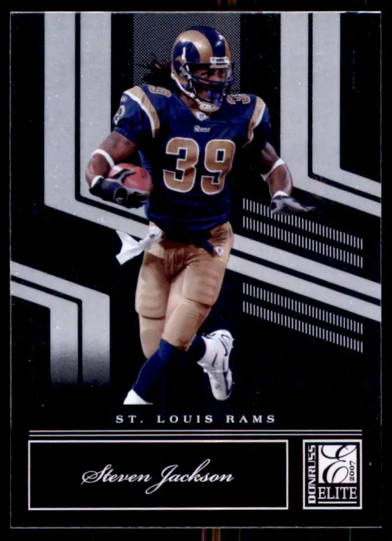 2007 Donruss Elite Steven Jackson St. Louis Rams #90