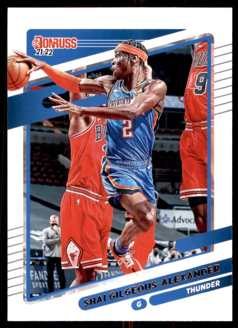 2021-22 Panini Donruss Shai Gilgeous-Alexander Oklahoma City Thunder #23