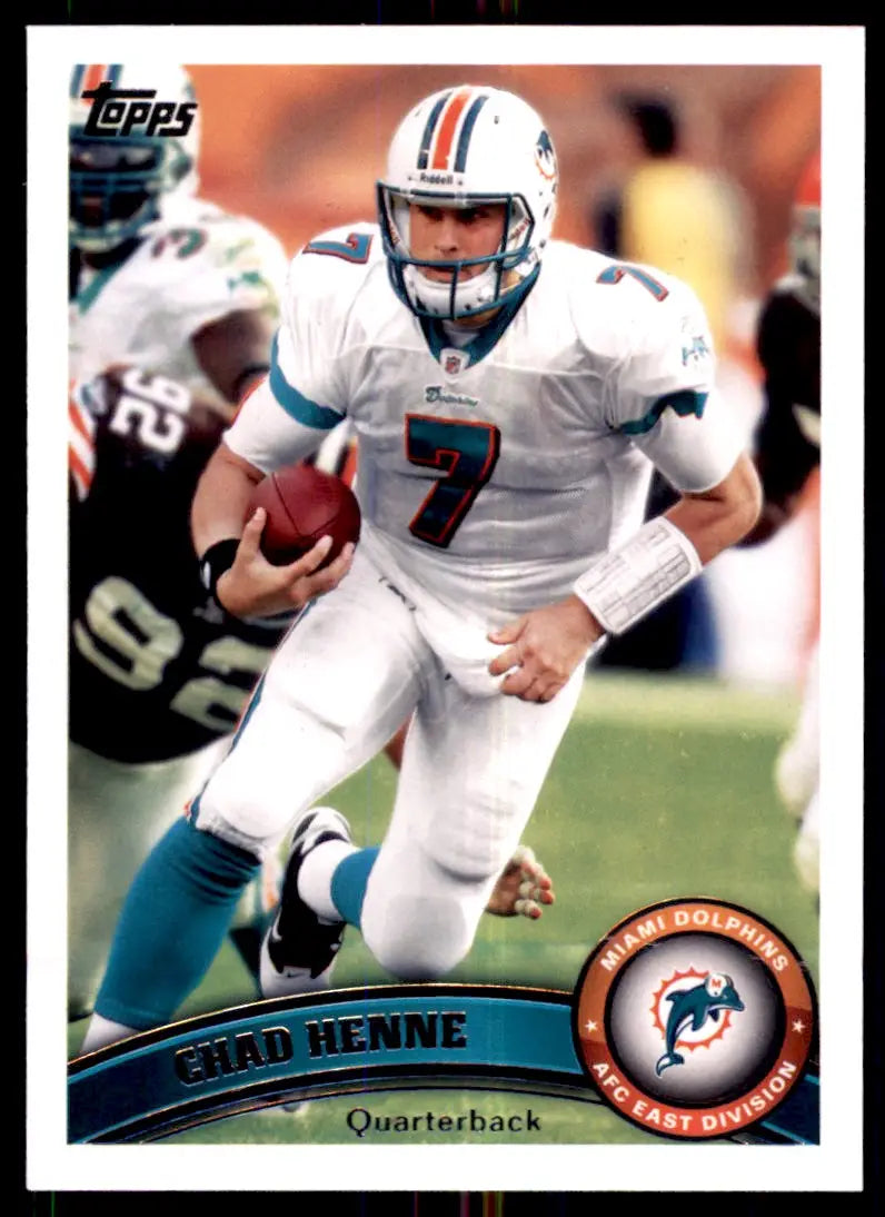 2011 Topps Chad Henne Miami Dolphins #255