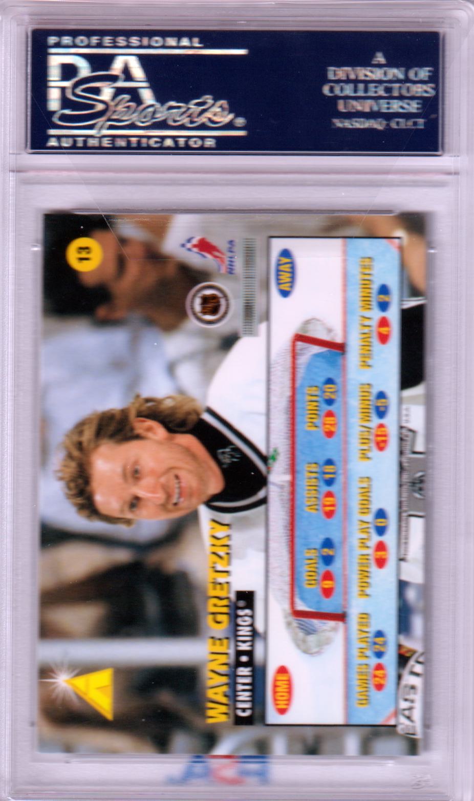 WAYNE GRETZKY 1995-96 Pinnacle Zenith #13 PSA 10 GEM MINT - KINGS