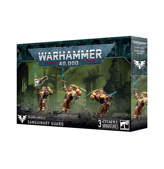 Warhammer 40000 Sanguinary Guard miniatures box set for Blood Angels collection