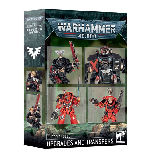 Warhammer 40k Blood Angels Upgrades and Transfers with left shoulder pads components