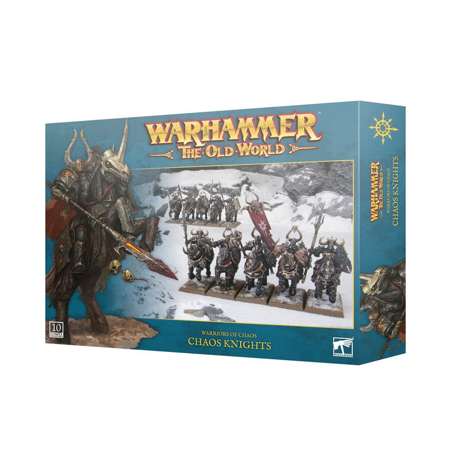 Warhammer: Warriors of Chaos Chaos Knights miniatures game box set for tabletop gaming