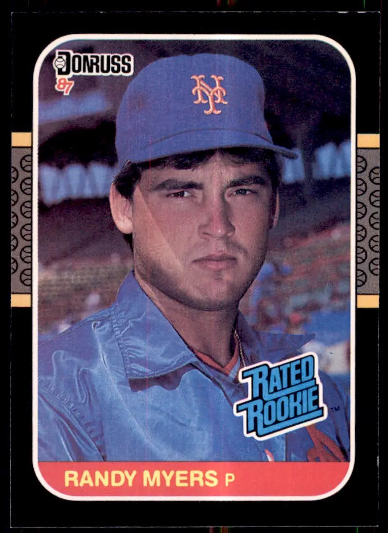 1987 Donruss Randy Myers Rookie New York Mets #29