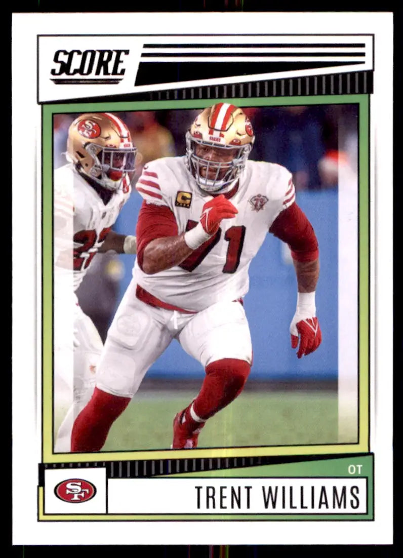 2022 Score Trent Williams San Francisco 49ers #164