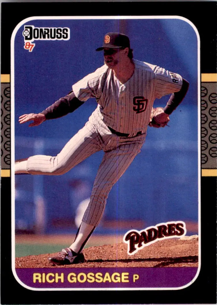 1987 Donruss Rich Gossage San Diego Padres #483