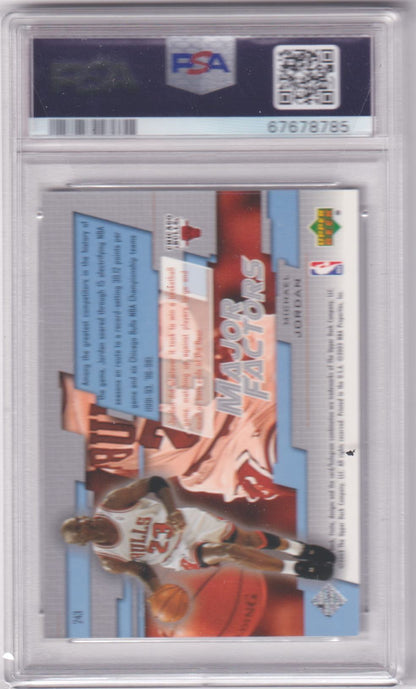 MICHAEL JORDAN 2003 Upper Deck Finite Major Factors #/1000 243 PSA 10 GEM MINT