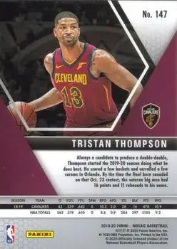 2019-20 Panini Mosaic #147 Tristan Thompson Cleveland Cavaliers Basketball NM-MT