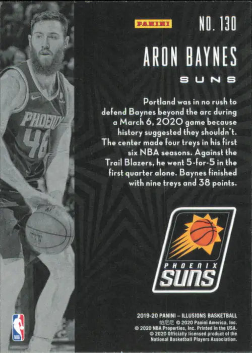 2019-20 Panini Illusions Trophy Collection Orange #130 Aron Baynes Suns NM-MT