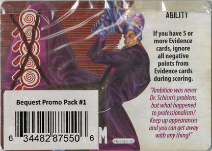 Purple-robed figure with a glowing sword on WizKids Trading Card from Promo Pack