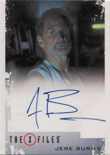 Autographed trading card of Jere Burns as Randolph Luvenis from X-Files Season 10 & 11