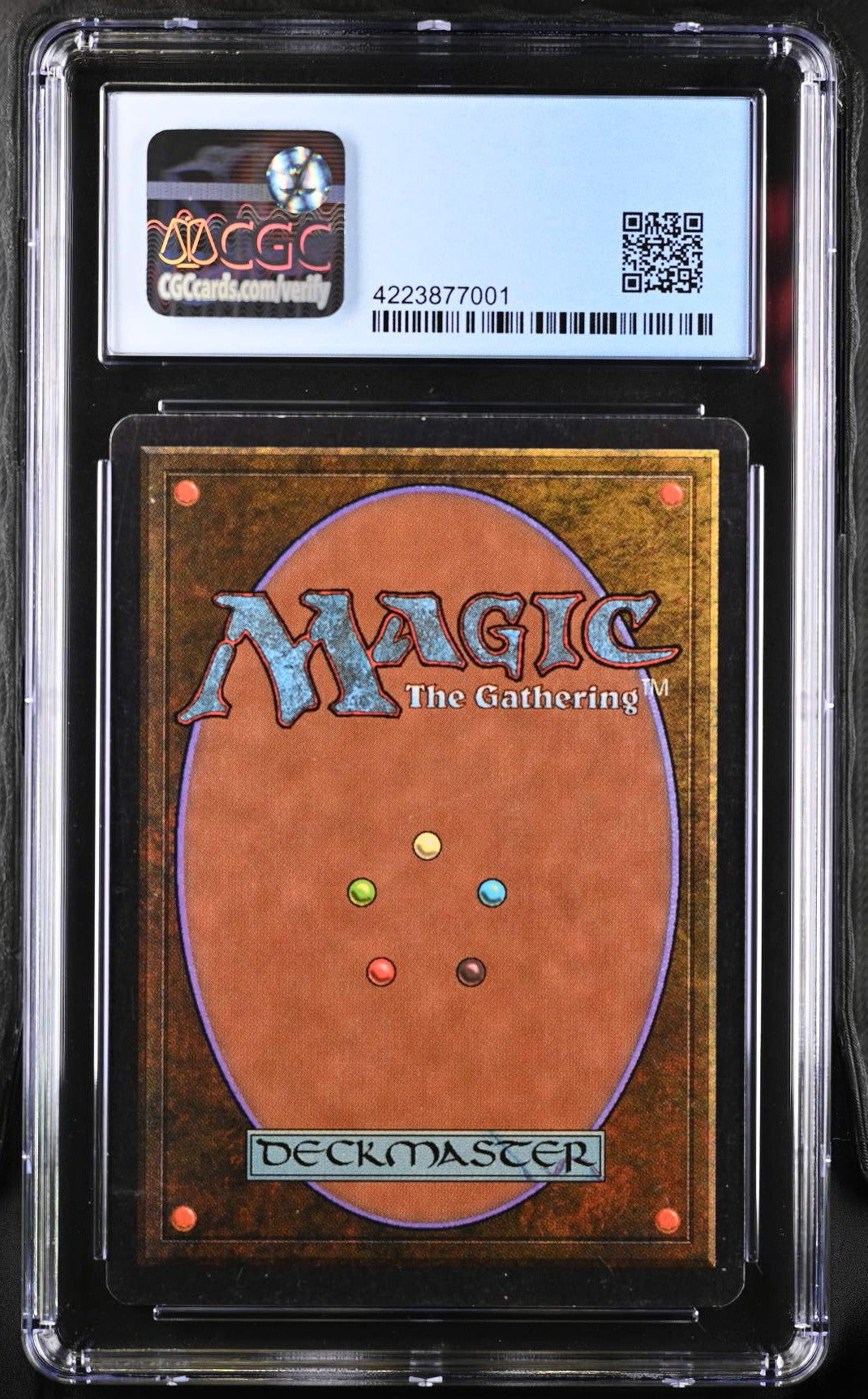 Graded CGC 7.5 Mox Emerald Unlimited Edition Magic: The Gathering card in protective case