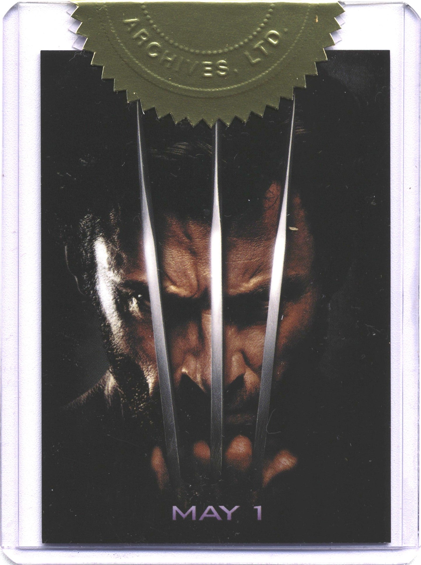 X-Men Origins Wolverine Movie Poster Case Topper featuring a shadowy face and metallic claws