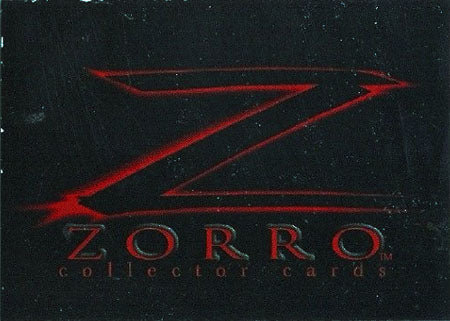 Red stylized Z logo with ZORRO text on dark background for Zorro Promo Card trading cards