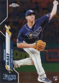 2020 Topps Chrome #8 Brendan McKay Rookie Tampa Bay Rays MLB Baseball NM-MT