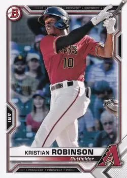 2021 Bowman Prospects #BP136 Kristian Robinson Arizona Diamondbacks MLB NM-MT