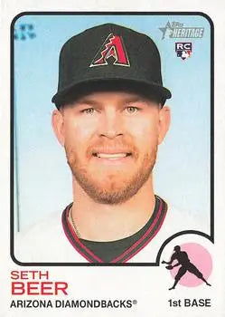 2022 Topps Heritage #77 Seth Beer Rookie Arizona Diamondbacks Baseball MLB NM-MT