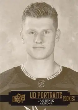 2021-22 Upper Deck Portraits #P64 Jan Jenik Rookie Arizona Coyotes NHL NM-MT