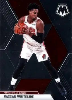 2019-20 Panini Mosaic #55 Hassan Whiteside Portland Trail Blazers NBA Card NM-MT