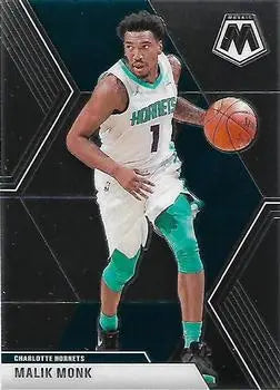 2019-20 Panini Mosaic #112 Malik Monk Charlotte Hornets NBA Basketball NM-MT