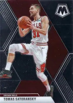 2019-20 Panini Mosaic #117 Tomas Satoransky Chicago Bulls NBA Basketball NM-MT