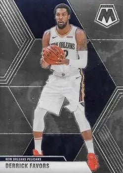 2019-20 Panini Mosaic #186 Derrick Favors New Orleans Pelicans Basketball NM-MT