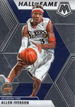 2019-20 Panini Mosaic #287 Allen Iverson HOF Philadelphia 76ers Basketball NM-MT