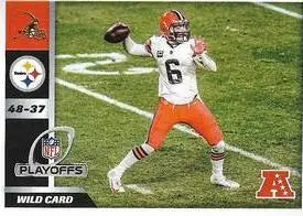 2021 Panini Stickers #5 AFC Wild Card Round Cleveland Browns NFL Football NM-MT