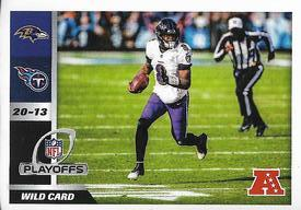 2021 Panini Stickers #7 AFC Wild Card Round Baltimore Ravens NFL Football NM-MT