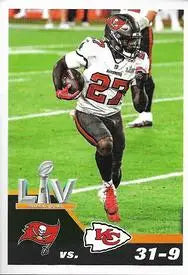 2021 Panini Stickers #17 Ronald Jones II SB LV Tampa Bay Buccaneers NFL NM-MT