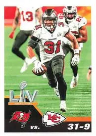 2021 Panini Stickers #20 Antoine Winfield Jr. SB LV Tampa Bay Buccaneers NM-MT