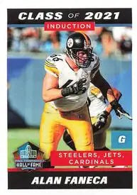 2021 Panini Stickers #23 Alan Faneca HOF Pittsburgh Steelers NFL Football NM-MT