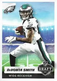 2021 Panini Stickers #35 DeVonta Smith DRAFT Rookie Philadelphia Eagles NM-MT